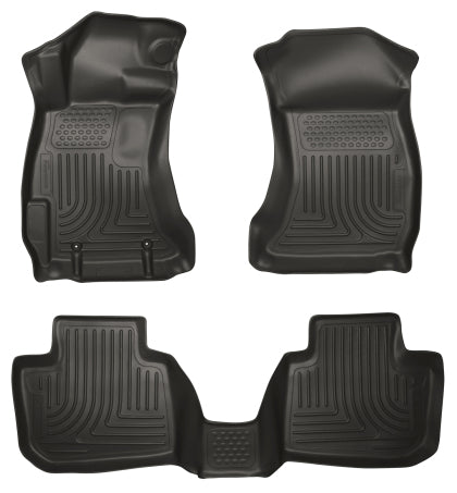 Husky Liners Floor Liners WeatherBeater Combo Black Subaru WRX / STI 2015-2021 | hsl99801