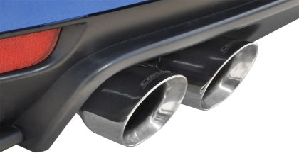Corsa Polished OR Black Sport Cat Back Exhaust Subaru STI Hatchback Manual 2008-2014