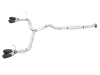 AWE Track Cat Back Exhaust Subaru WRX / STI Sedan 2011-2021 Diamond Black Quad Tips 102mm
