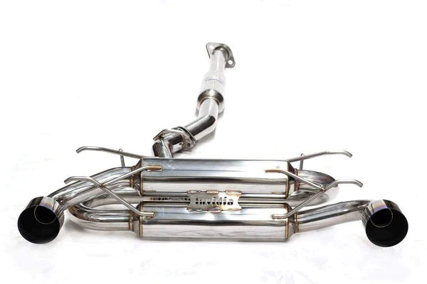 Invidia R400 Gemini Cat Back Exhaust SS Tip Subaru BRZ 2013-2022 / Scion FR-S 2013-2016 / Toyota FT-86 2017+ | HS12SST7GM1SS