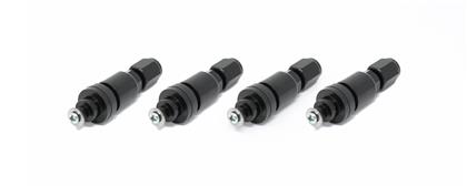 Torque Solution Billet TPMS Valve Stem Kit Black Subaru WRX / STI 2008-2021 | TS-SU-558BK-4