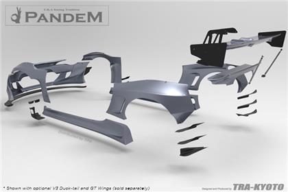 GReddy Pandem V3 Aero / Toyota 86 / Scion FR-S / Subaru BRZ Aero Kit without Wings | gre17010270