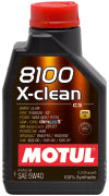 Motul 1L Synthetic Engine Oil 8100 5W40 X-CLEAN  (Case of 12) I 102786