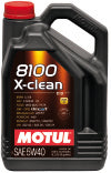 Motul 5L Synthetic Engine Oil 8100 5W40 X-CLEAN  (CASE OF FOUR) I 102051