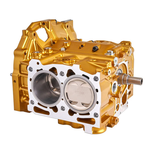 IAG Performance / Crest CNC Stage X 2.5L Subaru Billet Aluminum Short Block For (02-14 WRX, 04-21 STI, 05-09 LGT, 04-13 FXT)
